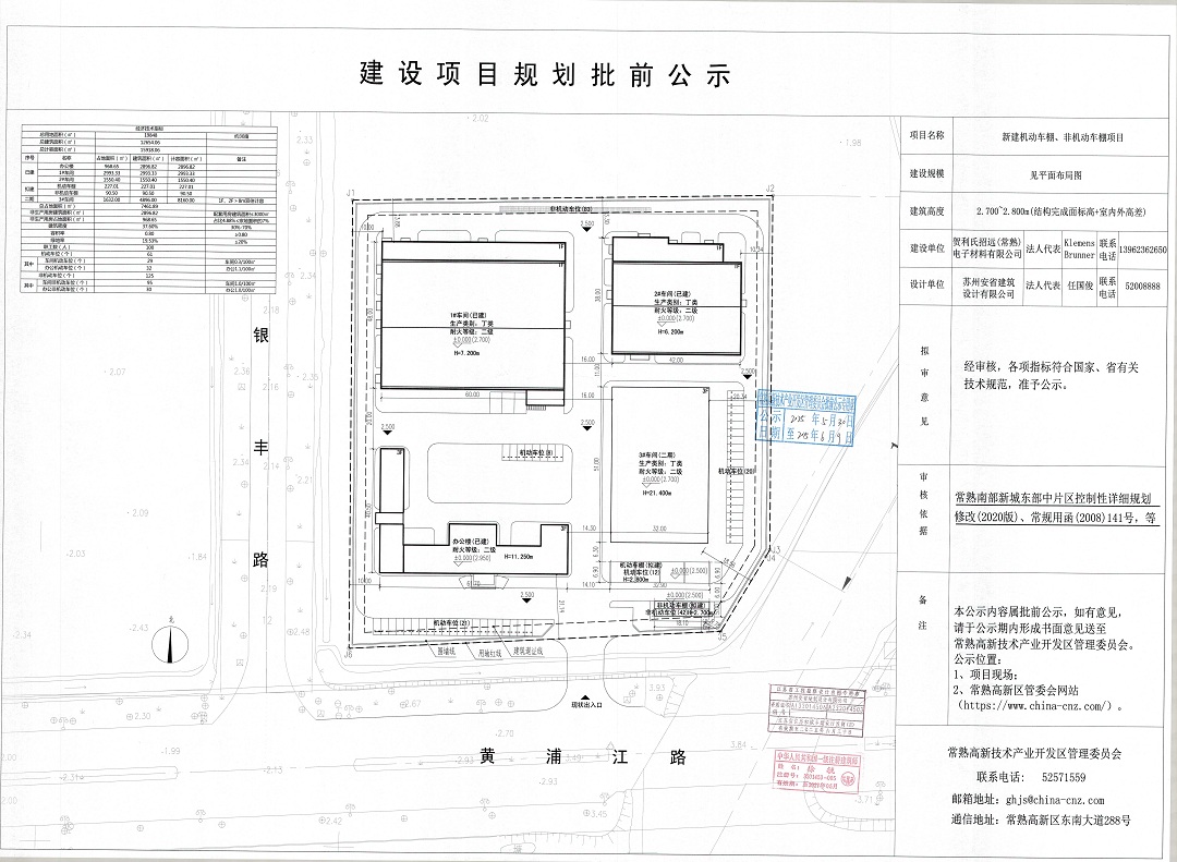 20250530 贺利氏招远（常熟）电子材料有限公司新建机动车棚、非机动车棚项目规划批前公示.jpg